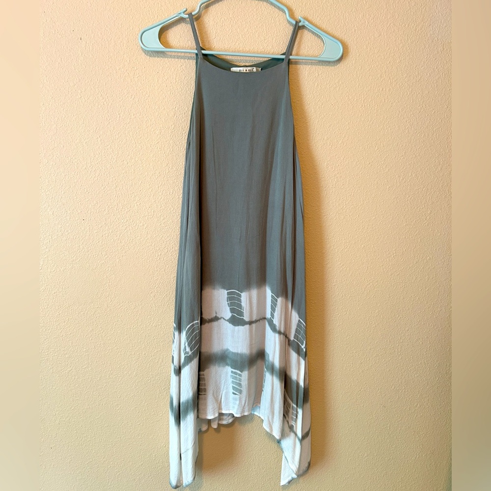 Miami Green & White Dress